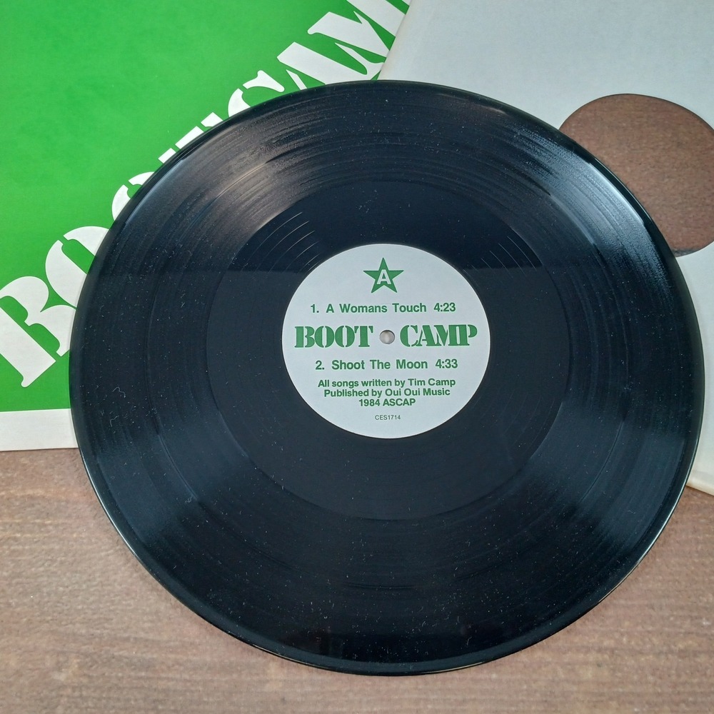 Boot Camp 1984 Vinyl Record 7 Inch Single A Woman's Touch Shoot The Moon - Picture 4 of 5